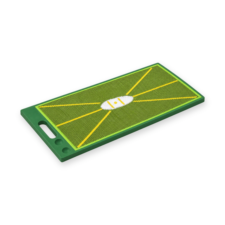 YardRange Strike Trace Mat Large, 24 x 12 x 0.6 in (61.5 x 31.5 x 1.5 cm) tray with carry handle