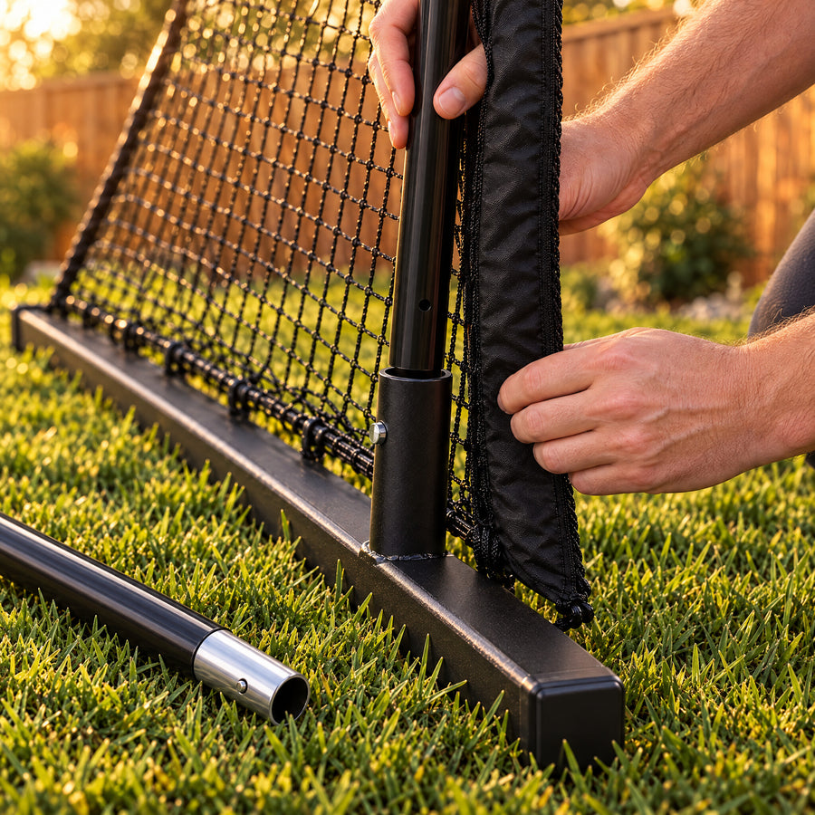 Fit the poles.