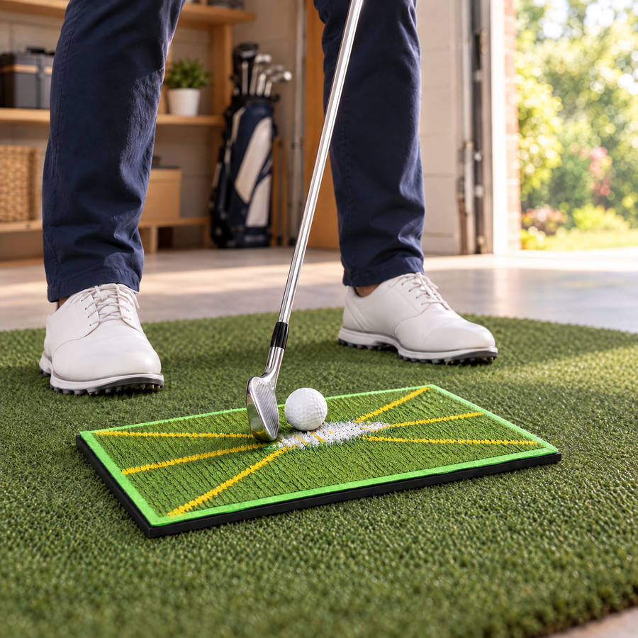 Set up and swing.
