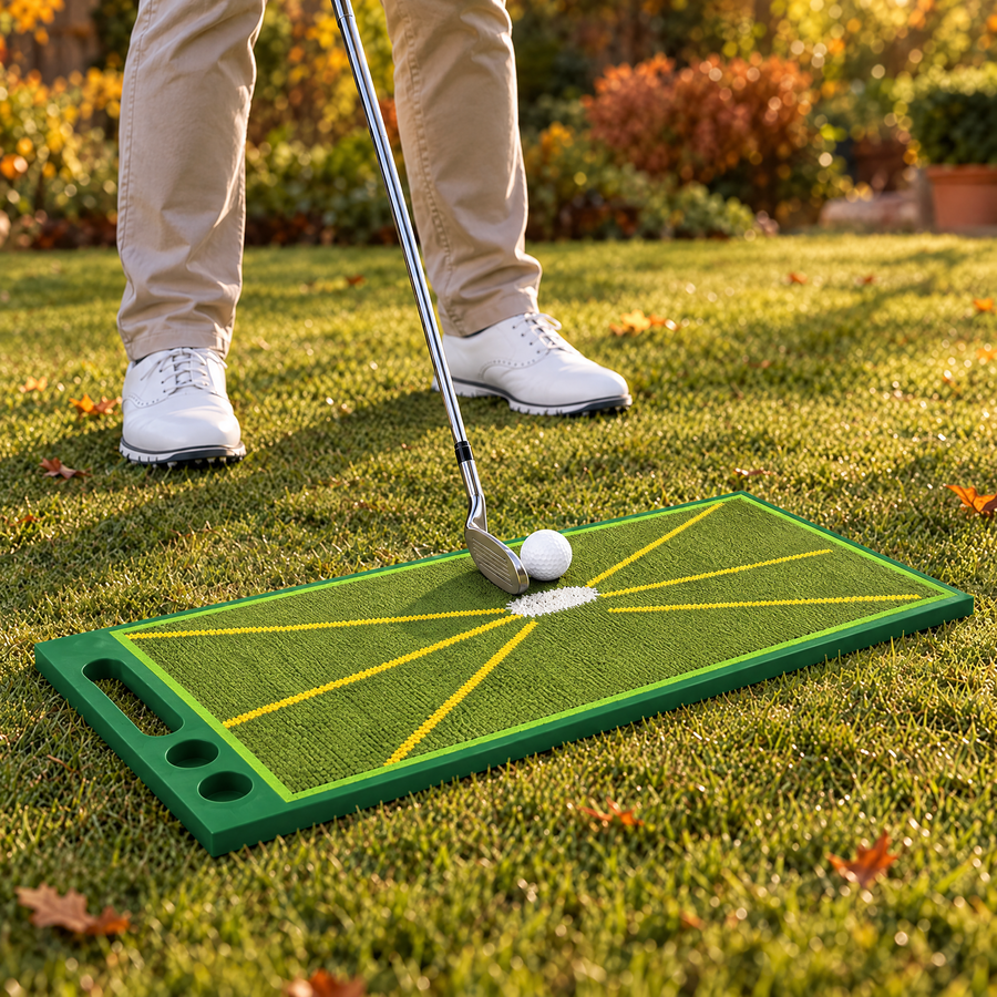Set up and swing.