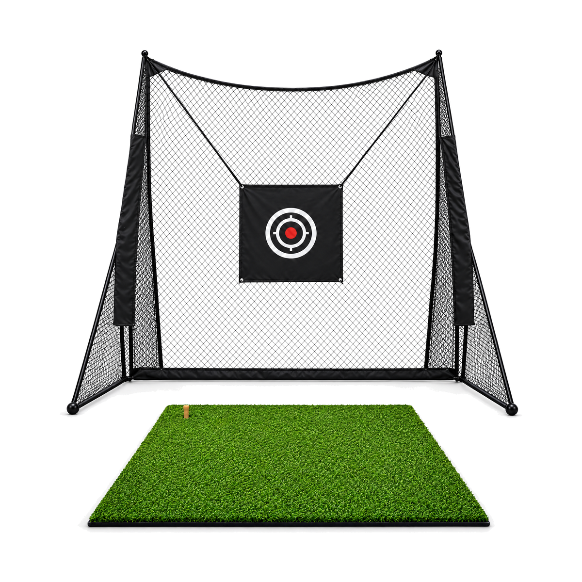 Pro Range Set: Pro Practice Net, Range Hitting Mat, on a white background